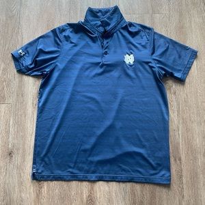 Notre Dame ACC Under Armor athletic golf polo size L